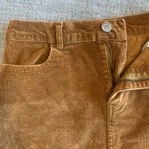 Retro-style Corduroy Mini Skirt